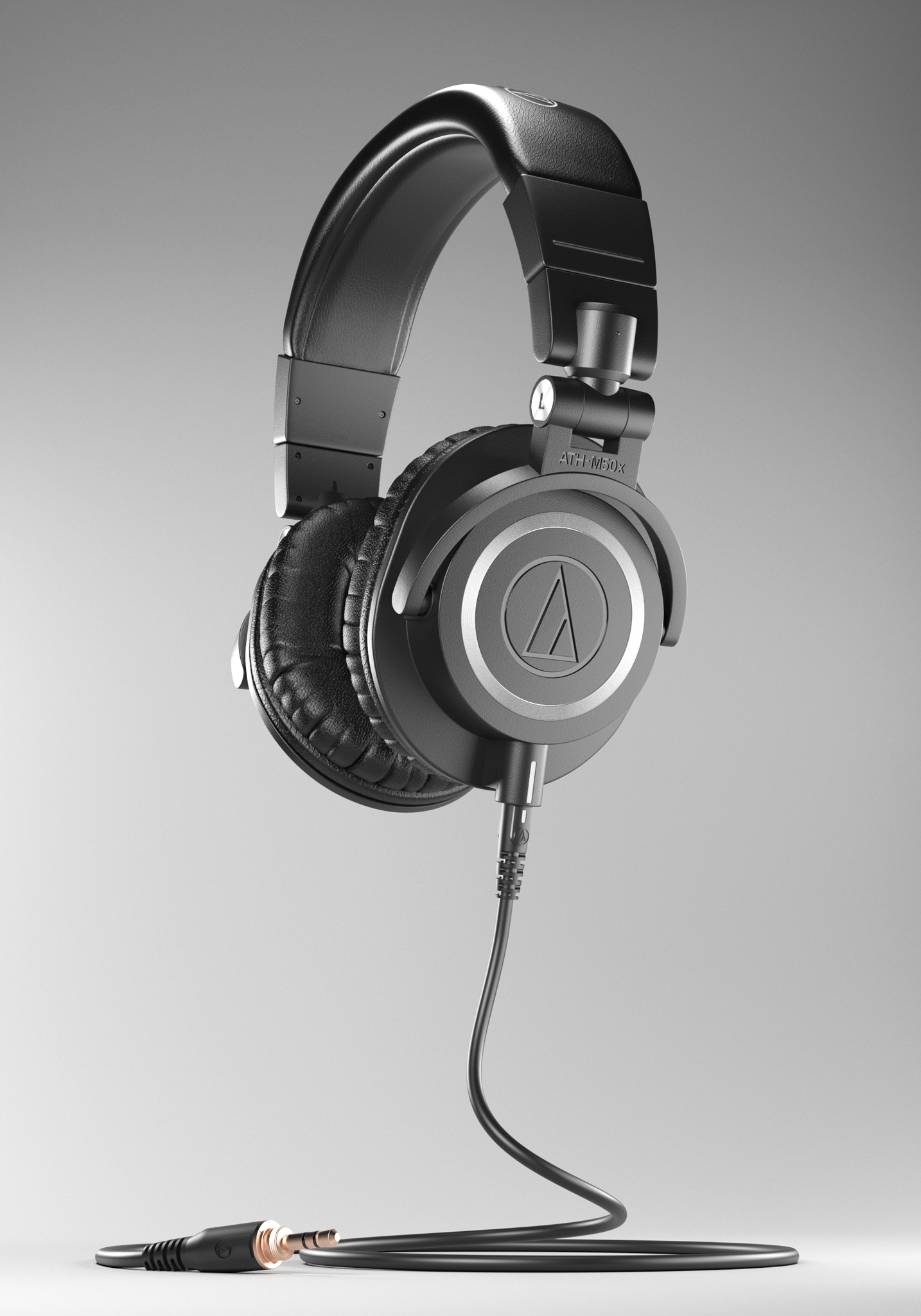 Photoreal Audio-Technica ATH-M50x 3D Model
